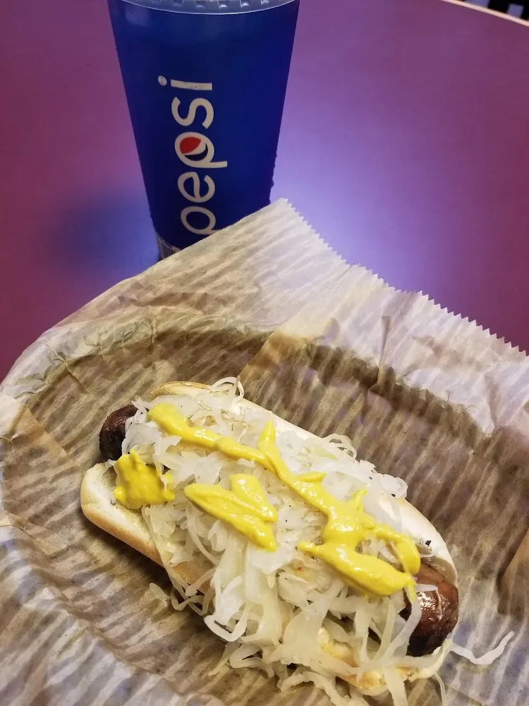 Brat with Sauerkraut and Mustard